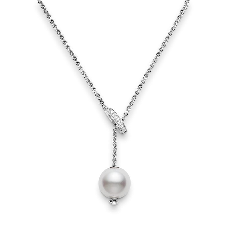 Pearls in Motion White South Sea Cultured Pearl Pendant with