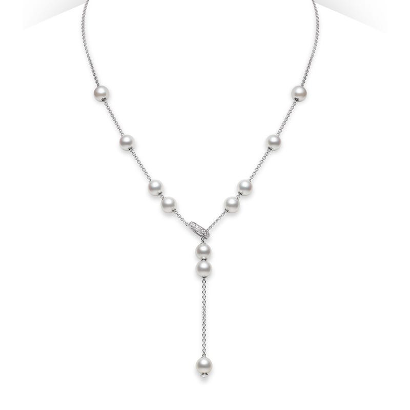 Mikimoto pearls store in motion necklace