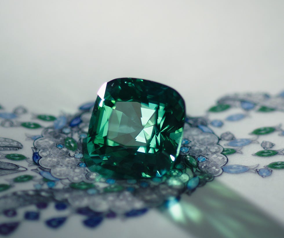Colored stones